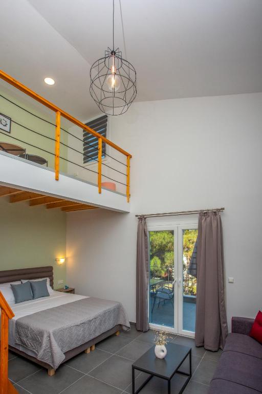 Postel nebo postele na pokoji v ubytování Privileged villa