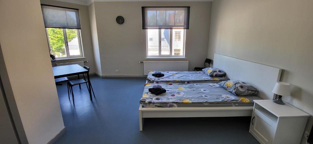 Postel nebo postele na pokoji v ubytování Hostel Nr.2