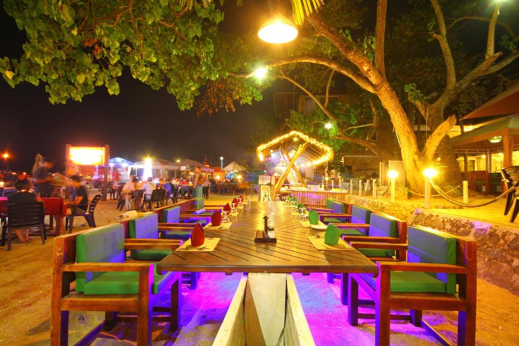 Restaurace v ubytování Tartaruga Beach Unawatuna