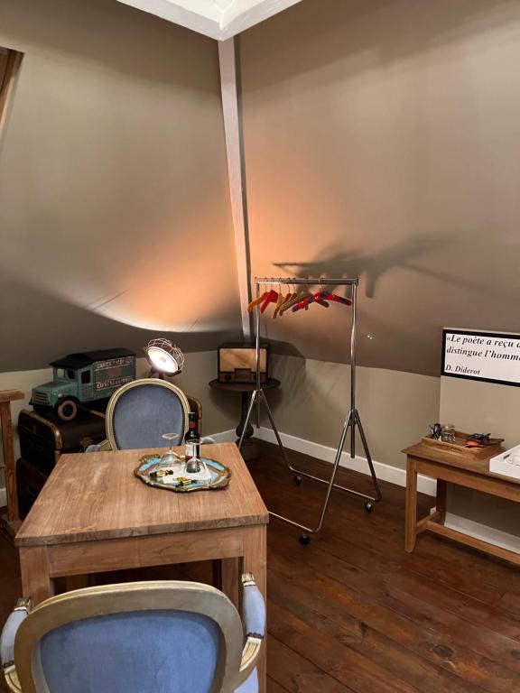 Posezení v ubytování B&B Le flaneur