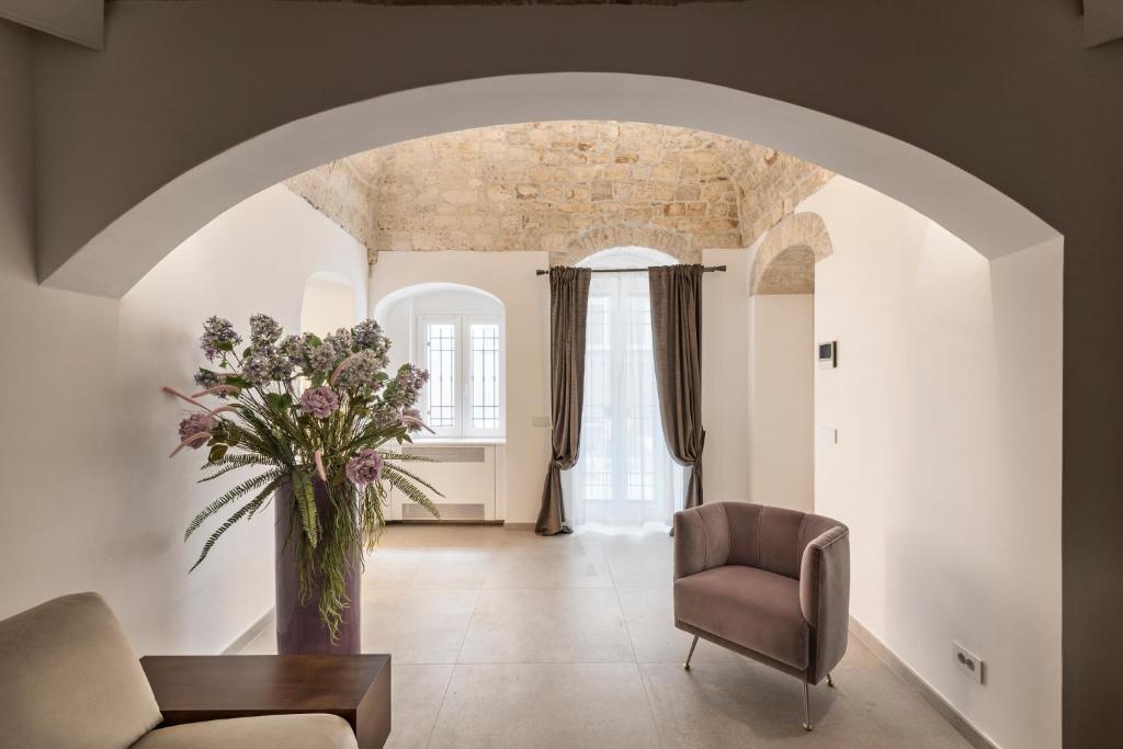 A seating area at Casa Massima Suites & SPA