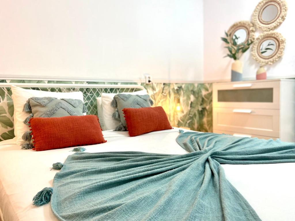 Posteľ alebo postele v izbe v ubytovaní CASA SOLE - Apartamento Playa San Juan Nr. 2