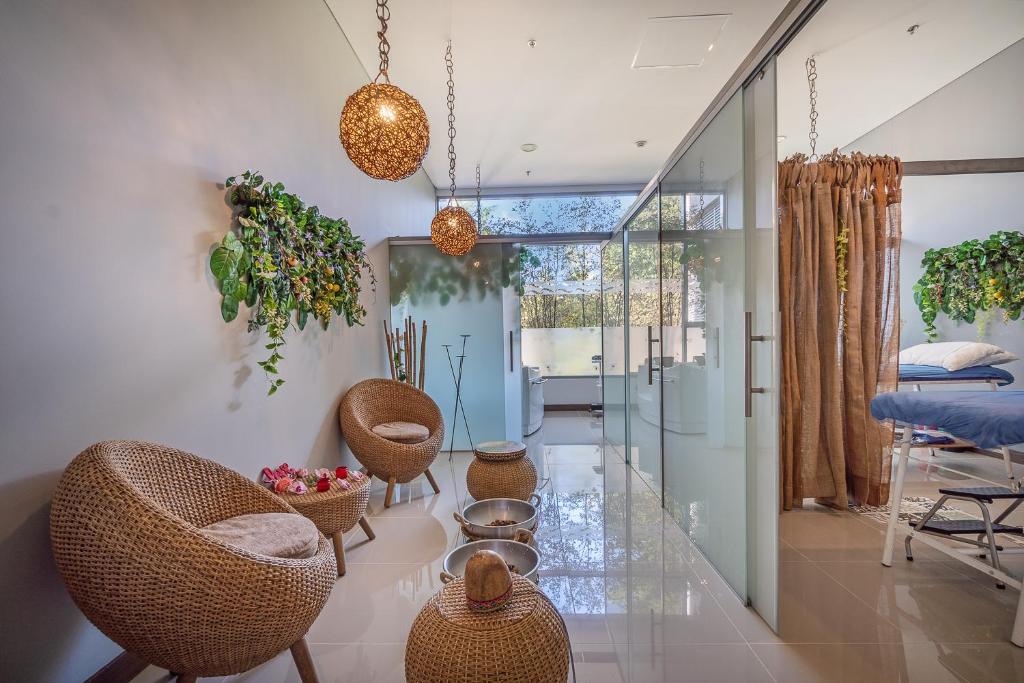 Posezení v ubytování PORTANOVA Suites by ADVENTU