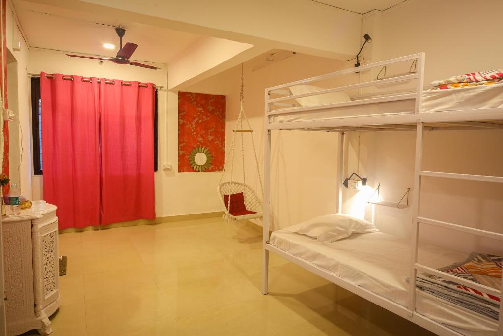 Postel nebo postele na pokoji v ubytování Hostell One - A complete backpacker & Coworking Hub