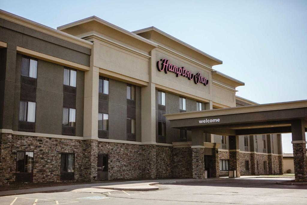 a rendering of the front of a hotel at Hampton Inn Mitchell in Mitchell