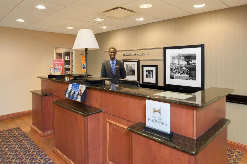 Vstupní hala nebo recepce v ubytování Hampton Inn Macomb