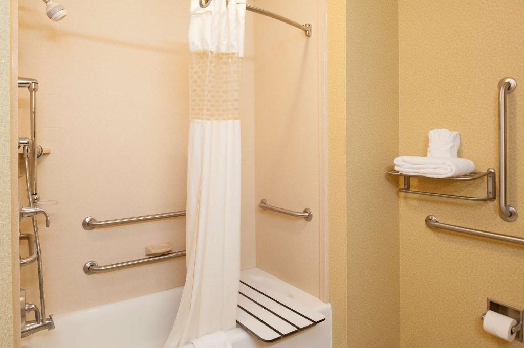 Koupelna v ubytování Hampton Inn Macomb