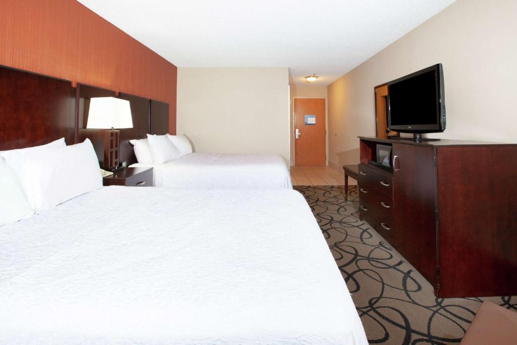 Hampton Inn Monroe - ルーム クイーンベッド2台付 禁煙