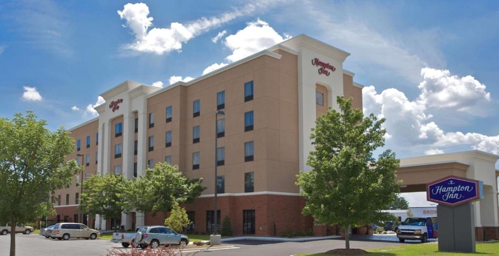 a rendering of the front of a hotel at Hampton Inn Greenville in Greenville