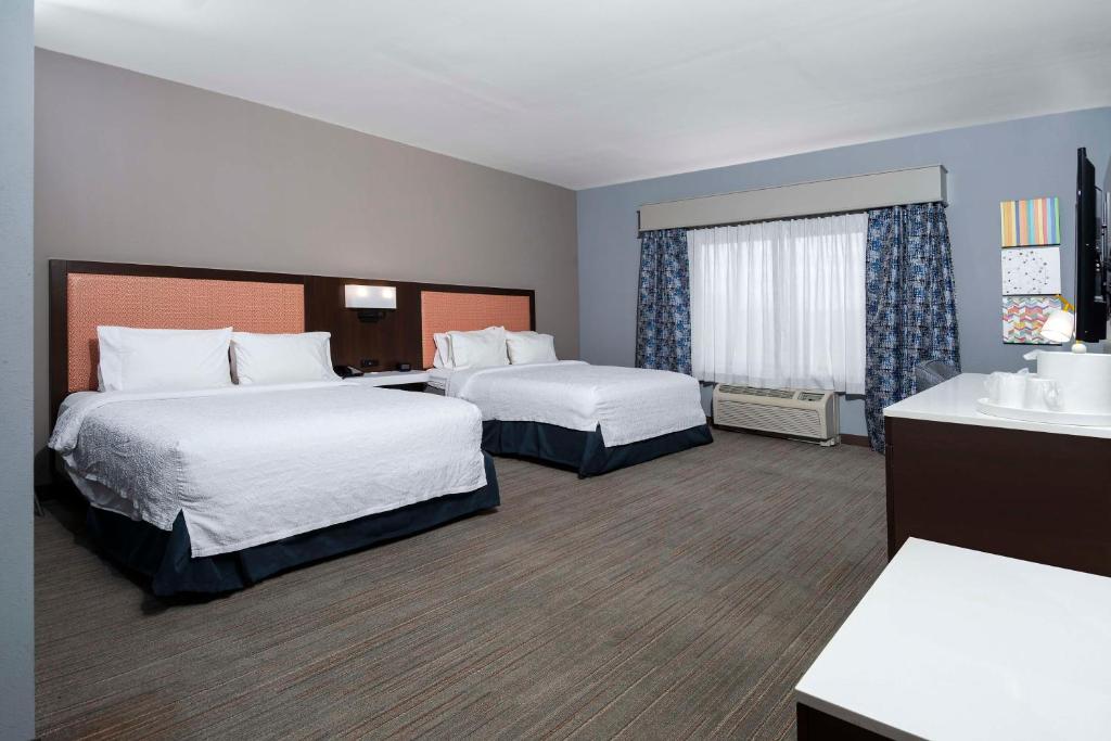 Hampton Inn Greenville - 客房 - 带两张大号床 - 禁烟