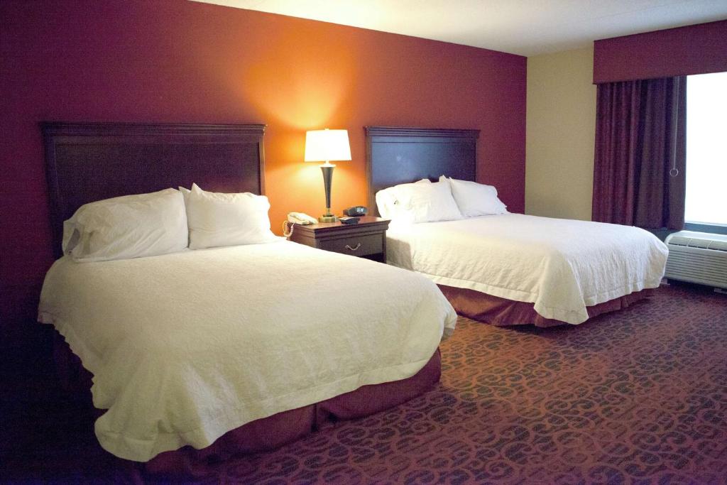 Postel nebo postele na pokoji v ubytování Hampton Inn Rochester-Webster