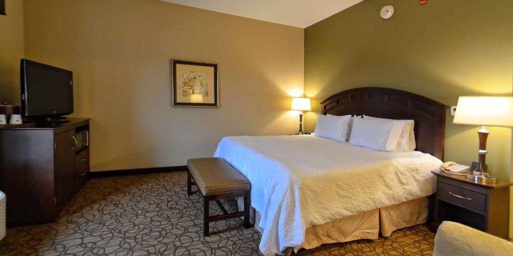 Postel nebo postele na pokoji v ubytování Hampton Inn Geneseo