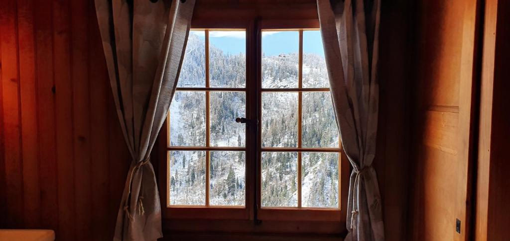 Auberge le Mont-Gelé v zimě