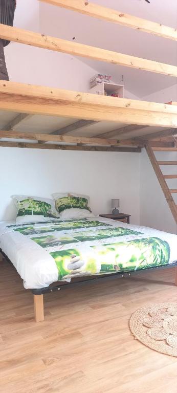 Postel nebo postele na pokoji v ubytování Villa Pomme cannelle