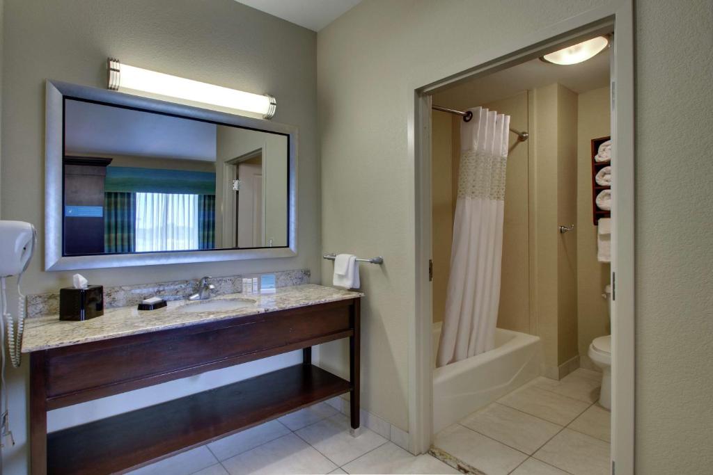 Koupelna v ubytování Hampton Inn Vernon