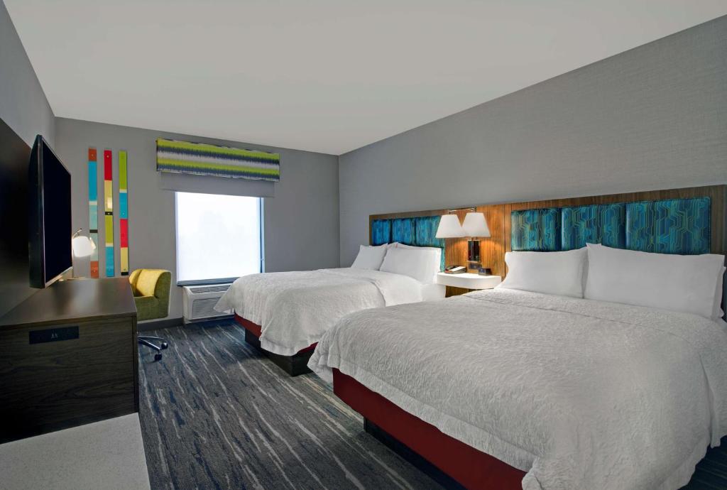 Hampton Inn & Suites by Hilton Syracuse Dewitt - Queen Room Met Twee Queensize Bedden - Niet -roken