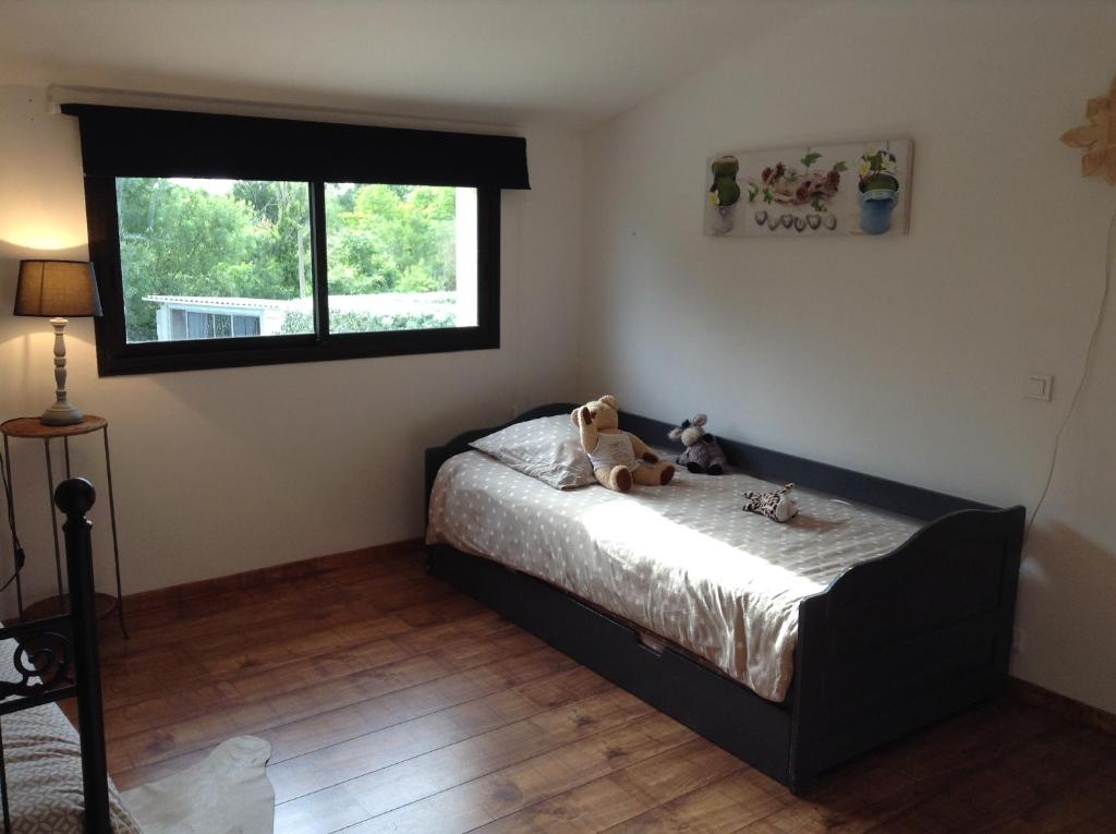 Postel nebo postele na pokoji v ubytování Le Mazet Chambre d'Hôtes