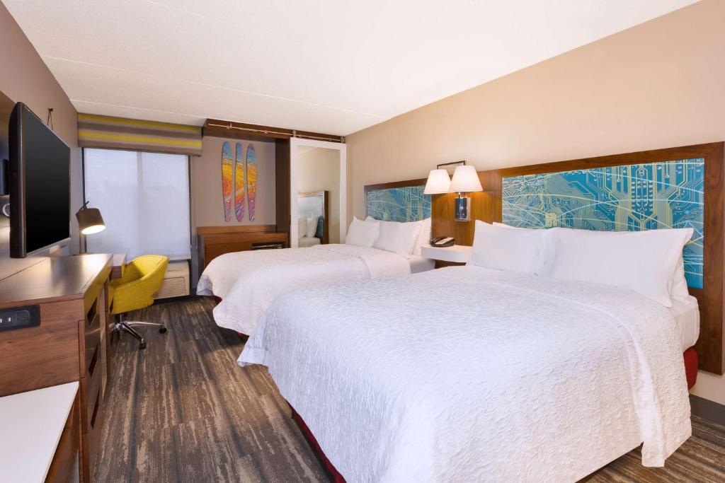 Hampton Inn Traverse City - 全套间 - 带两张双人床 - 禁烟