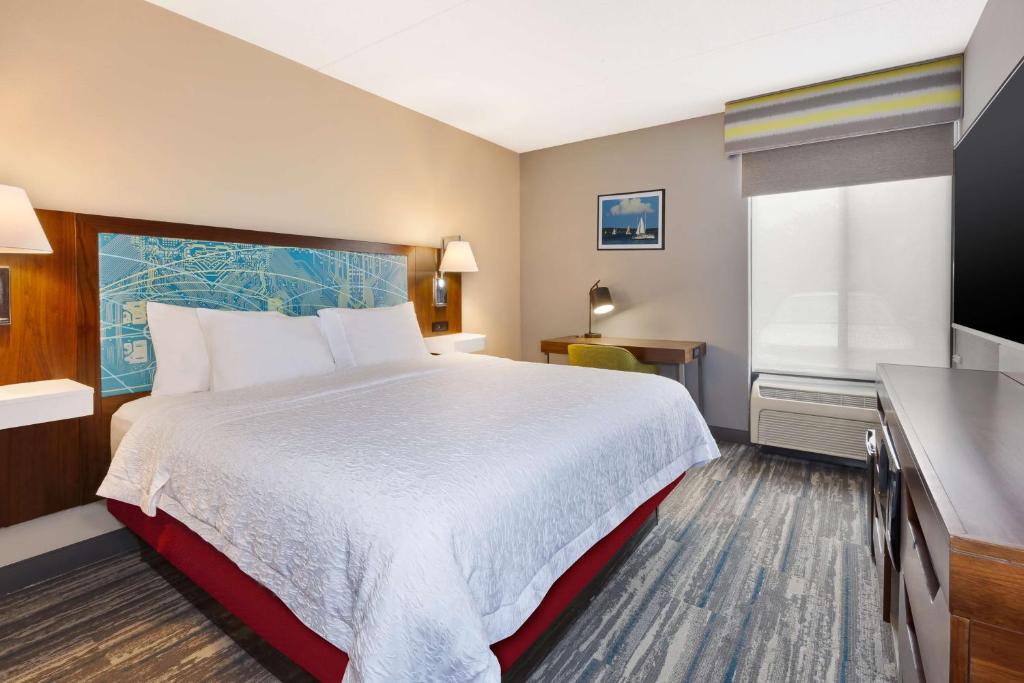 Hampton Inn Traverse City - Kamer Met Queensize Bed - Niet-Rokers