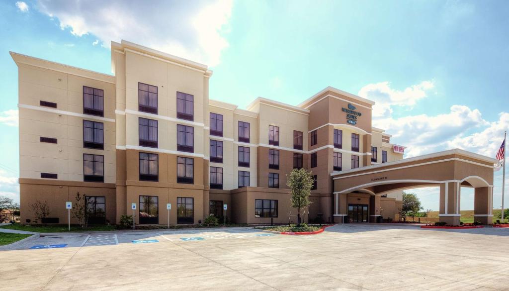 a rendering of a hospital building at Homewood Suites by Hilton Victoria in Victoria