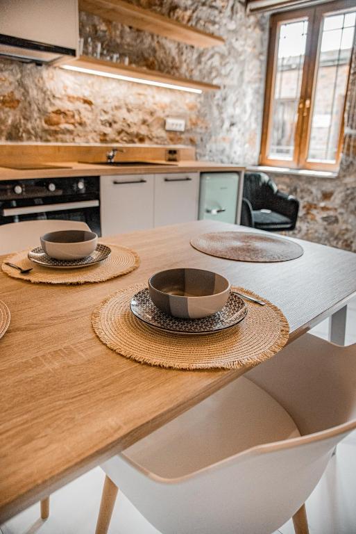 Kuchyň nebo kuchyňský kout v ubytování Petra Elounda Suites - Adults Only