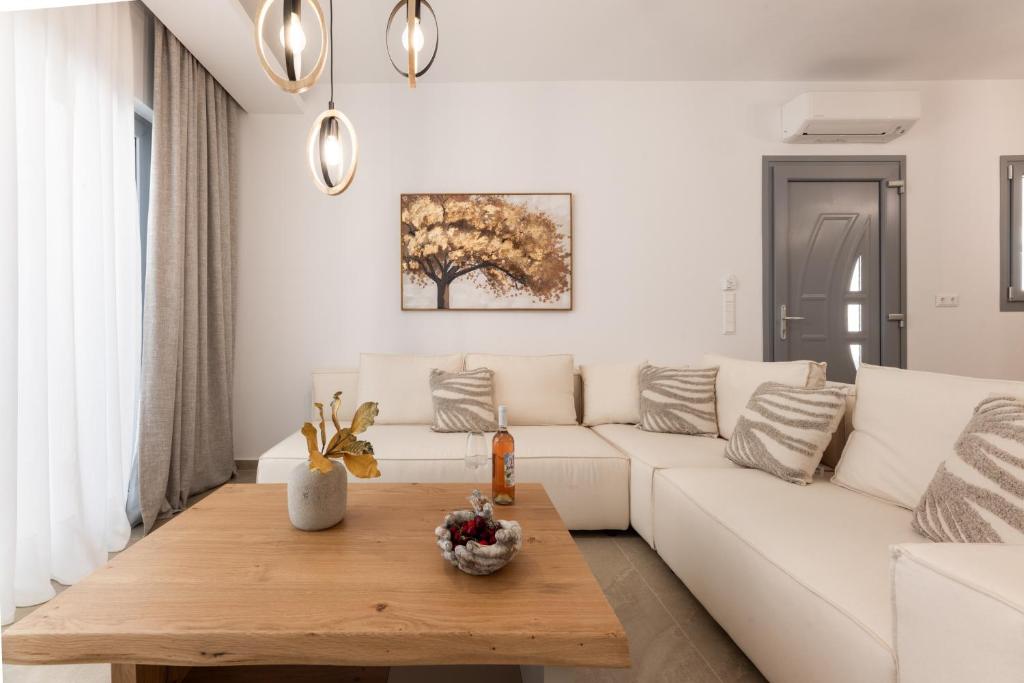 Posedenie v ubytovaní Aeron Villas and Suites Naxos