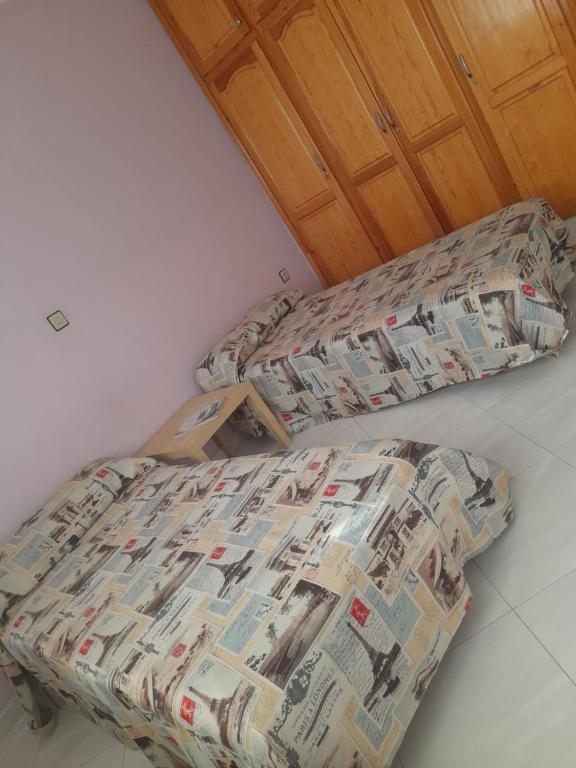 Postel nebo postele na pokoji v ubytování Ajdir