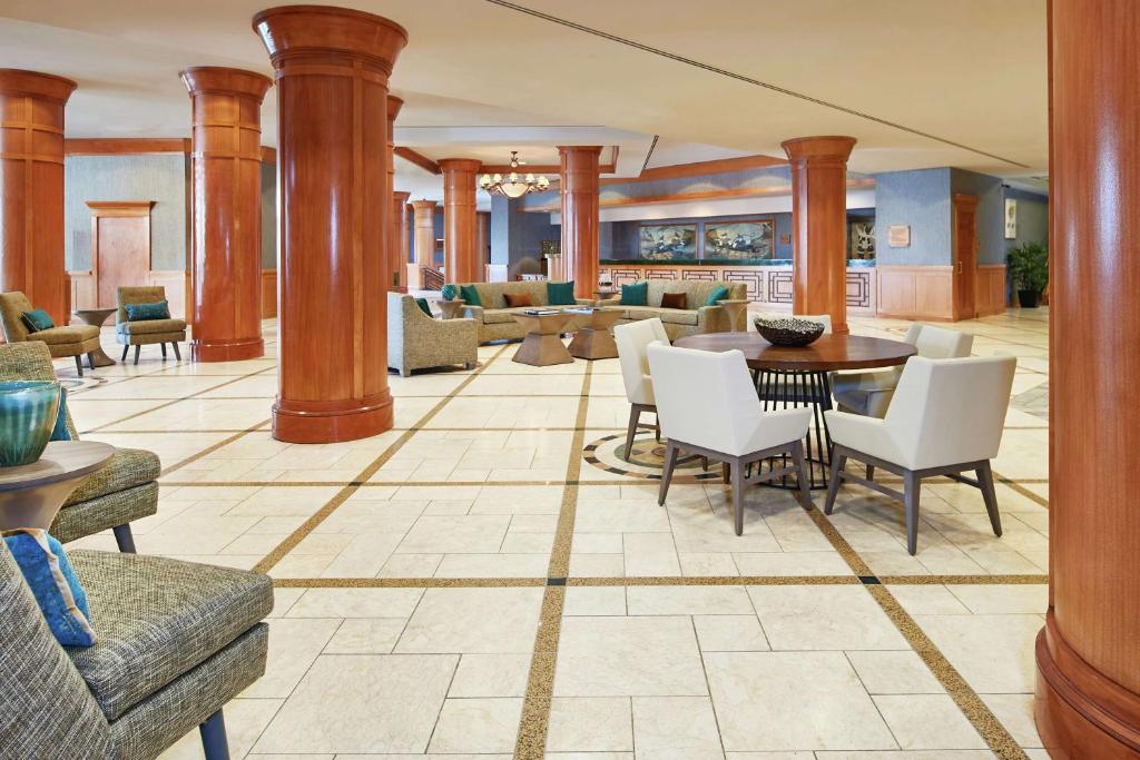 Posezení v ubytování Hilton Anchorage