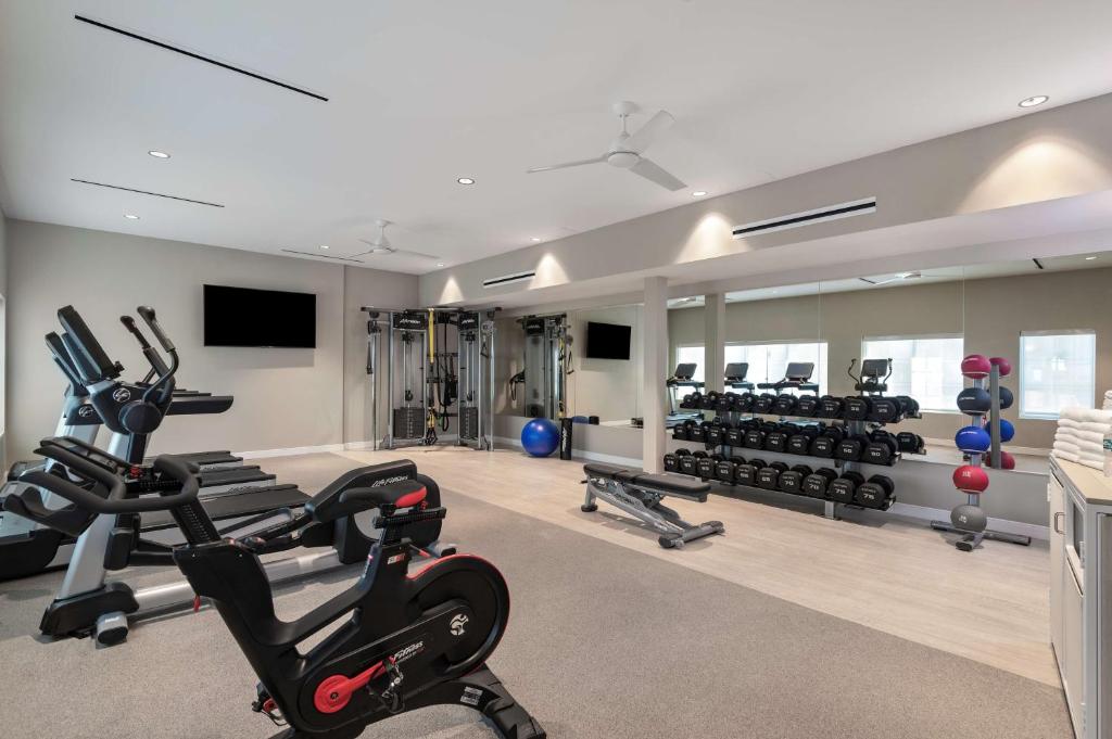 Fitness centrum a/nebo fitness zařízení v ubytování DoubleTree Suites by Hilton Naples