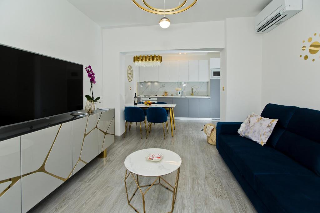 Część wypoczynkowa w obiekcie Luxury Apartment Veronika