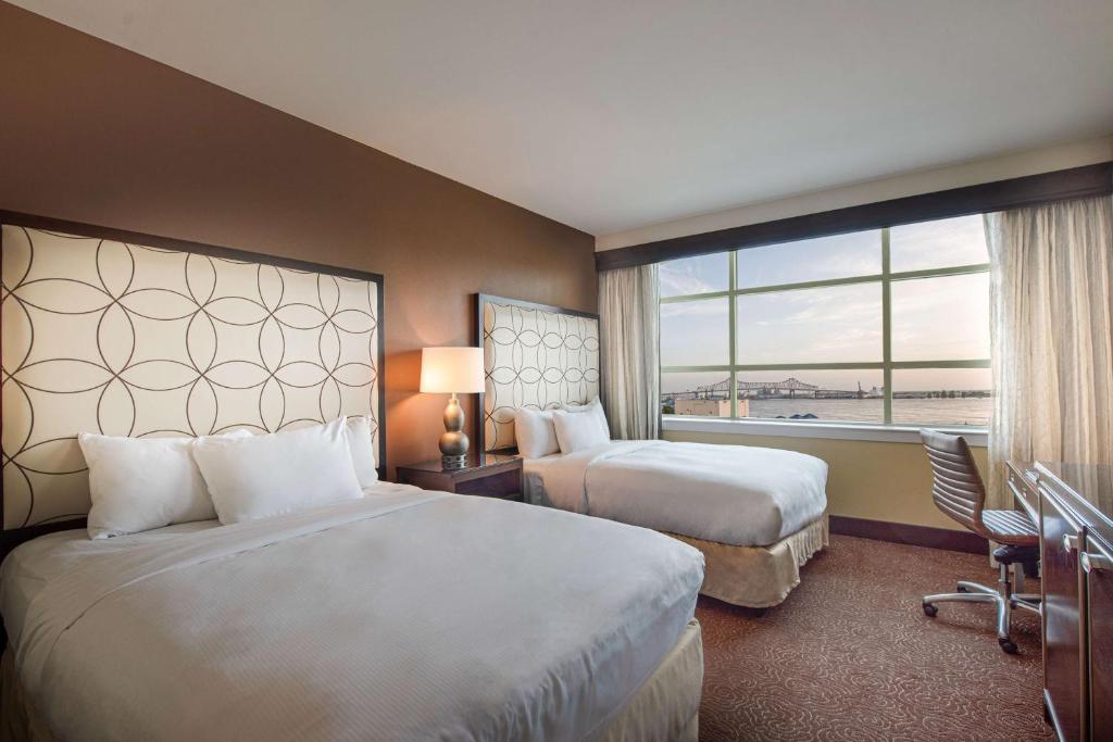 Hilton Baton Rouge Capitol Center - Chambre Queen Avec Deux Lits Queen Et Vue Sur La Rivière
