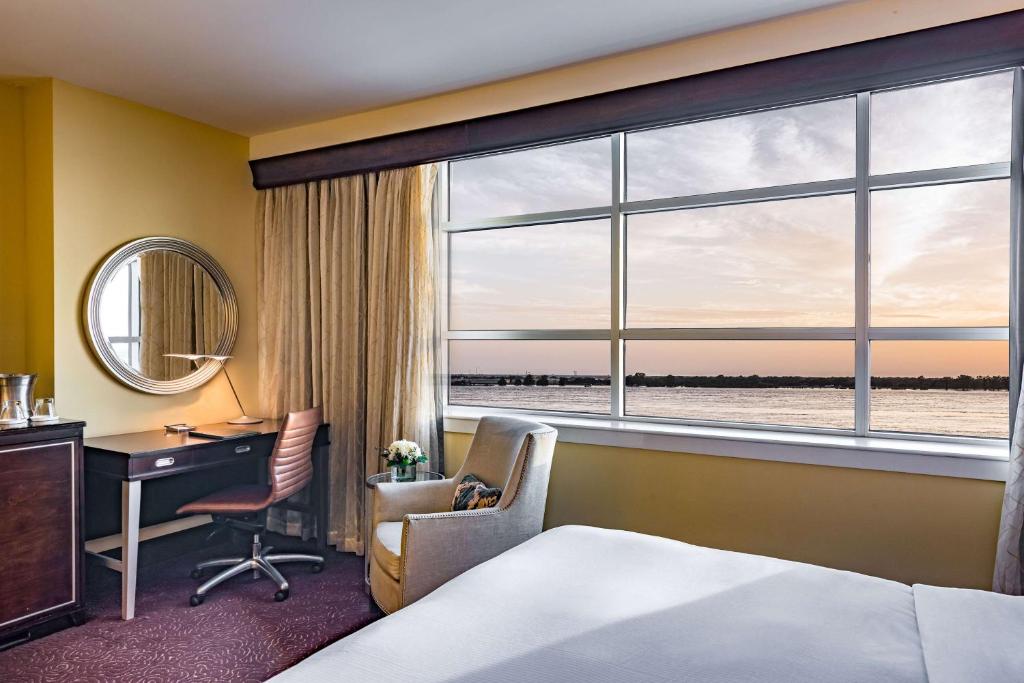 Hilton Baton Rouge Capitol Center - Chambre King Executive Avec Vue Sur La Rivière