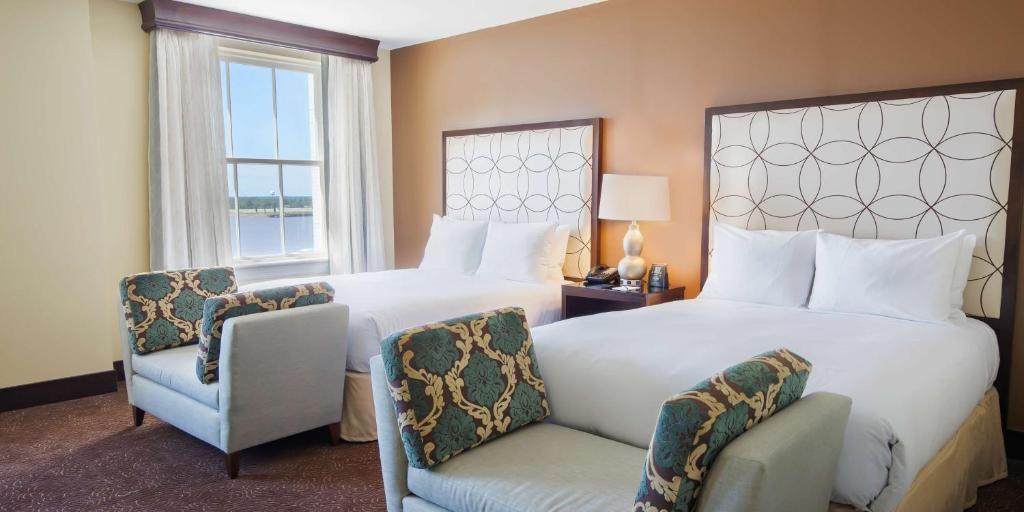 Hilton Baton Rouge Capitol Center - Chambre Queen Executive Avec Riverview