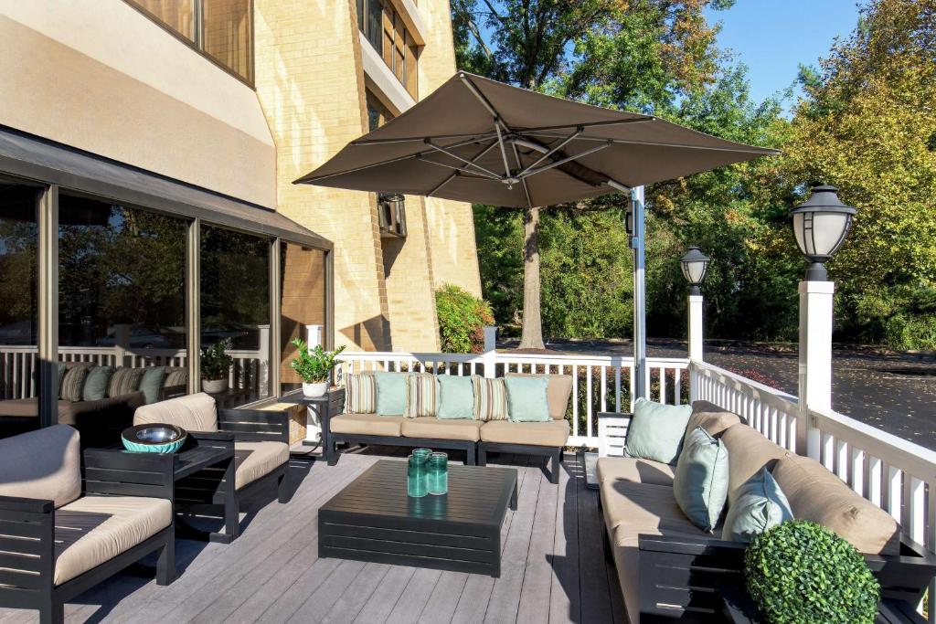 Balkón nebo terasa v ubytování DoubleTree by Hilton Columbia
