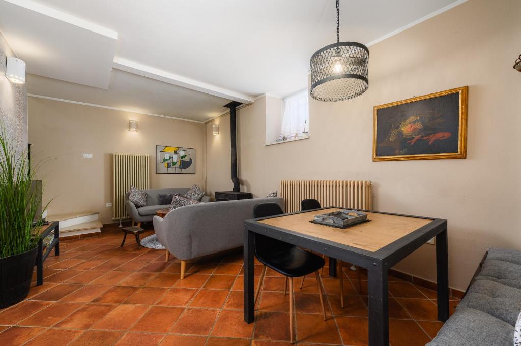 Posezení v ubytování Casa Nini I - Jacuzzi