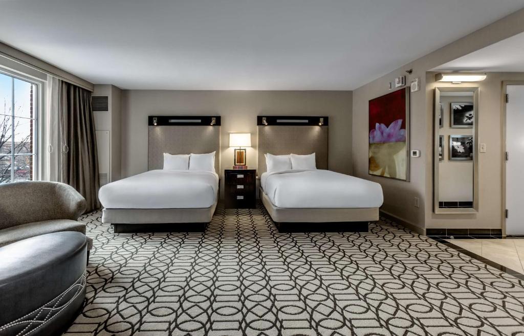 Hilton Columbus at Easton - Queen Room Met Twee Queen Bedden - Mobility Access