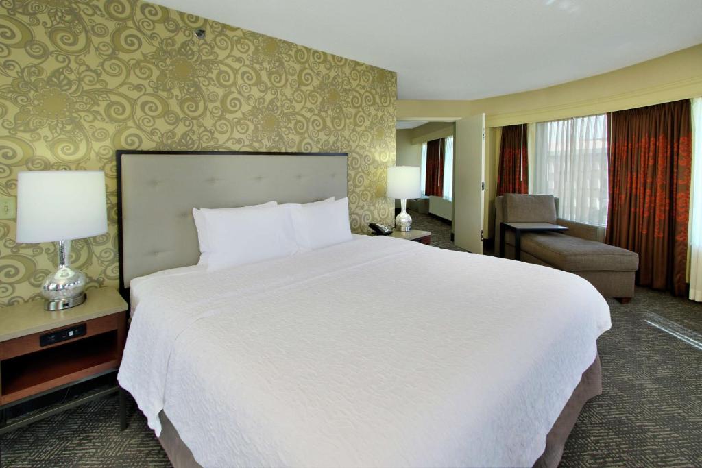 Hampton Inn & Suites Columbus-Downtown, Ohio - King Suite Met Spa Bad - Niet Roken