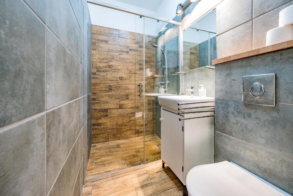 Koupelna v ubytování Pomorskie Apartamenty Enter House