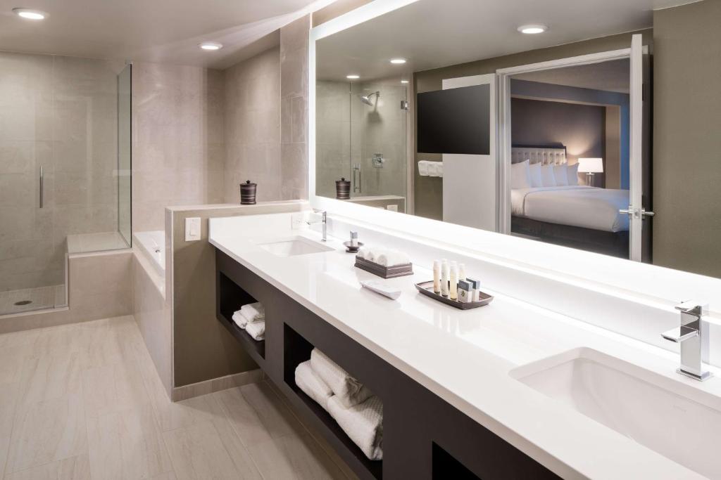 Koupelna v ubytování DoubleTree by Hilton Denver Tech