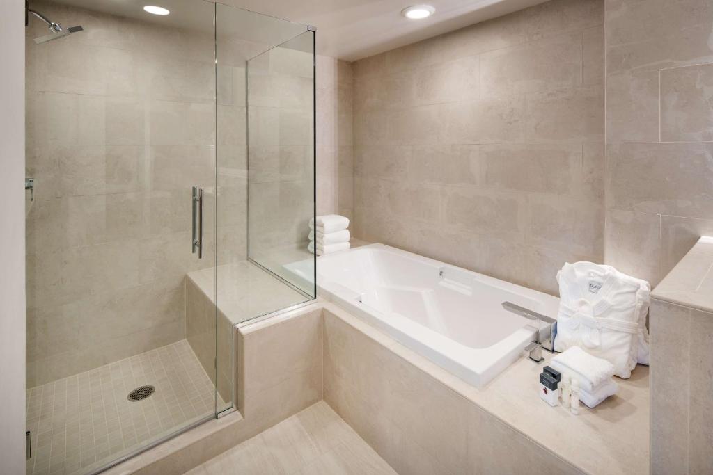 Koupelna v ubytování DoubleTree by Hilton Denver Tech