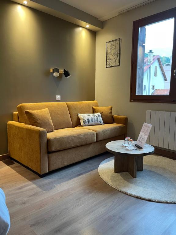 Posezení v ubytování Cit'Hôtel le Welcome