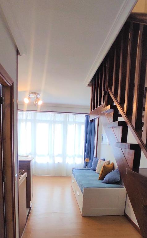 A seating area at Apartamentos El Jornu