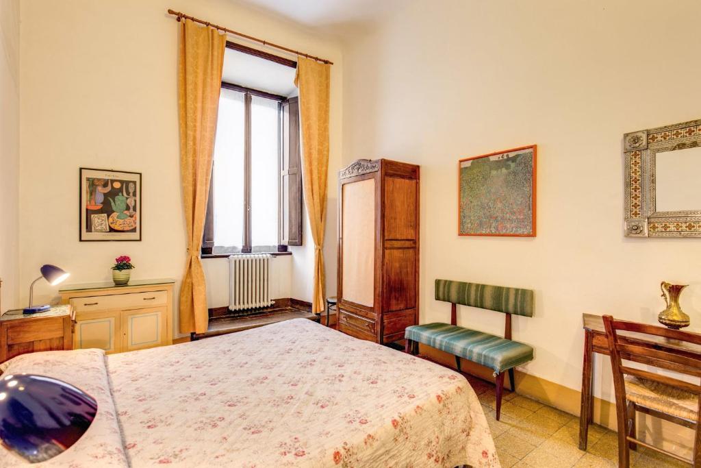 Letto o letti in una camera di Albergo San Giovanni