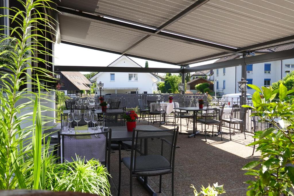 En restaurant eller et spisested på Gasthof Sonne