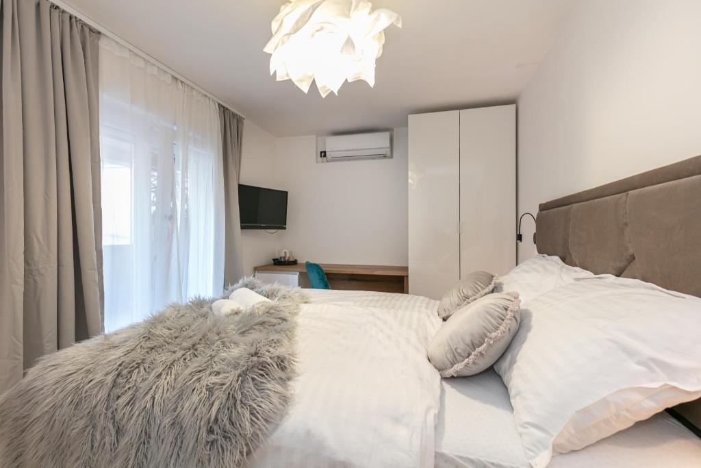 Postel nebo postele na pokoji v ubytování Pansion Gaspar