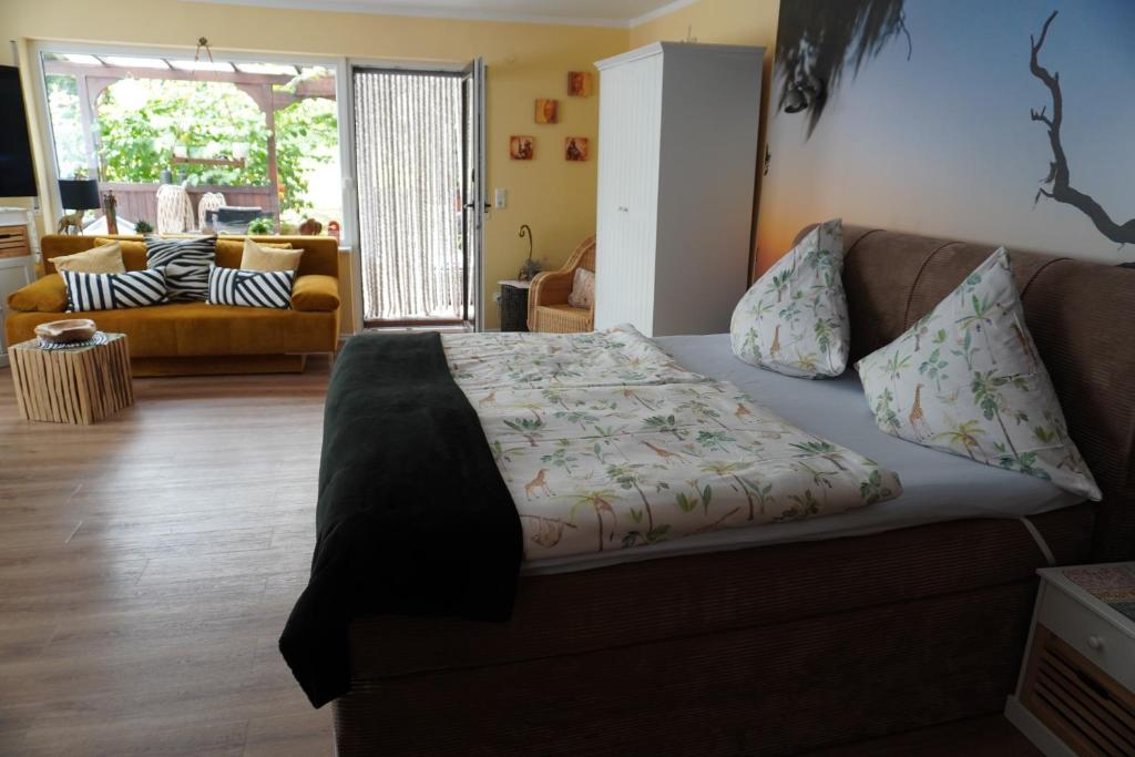 Posezení v ubytování Gästehaus Köhler