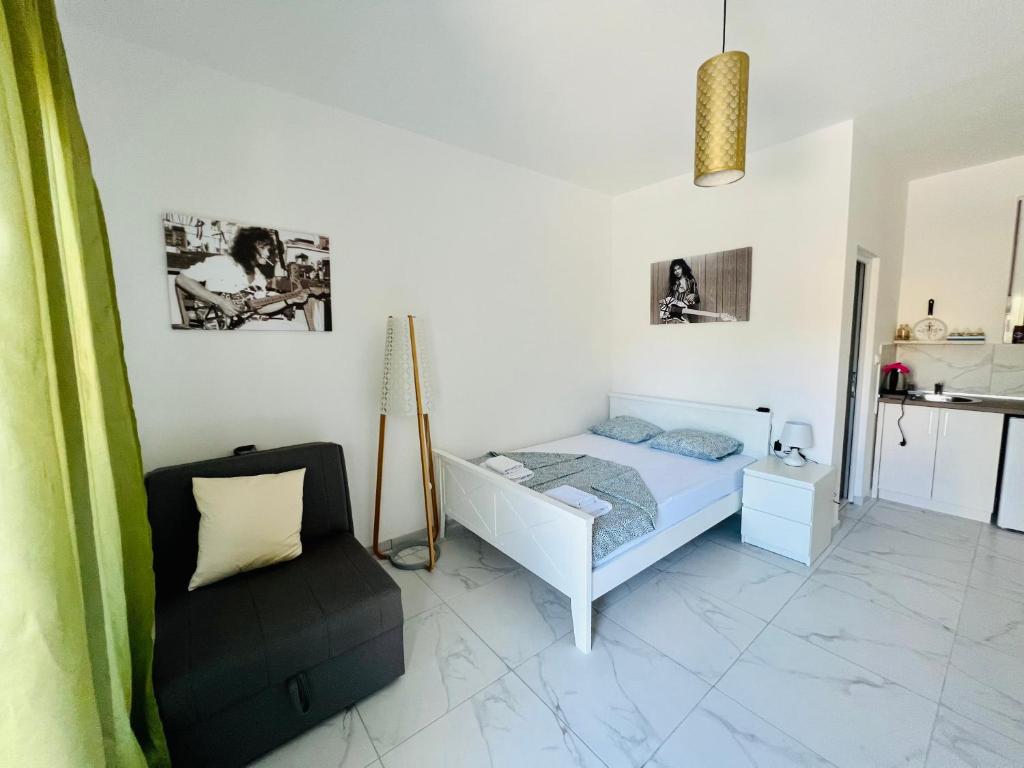 Krevet ili kreveti u jedinici u okviru objekta Apartments Mia Patria