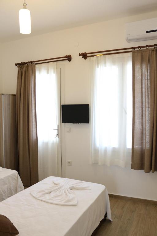 Postel nebo postele na pokoji v ubytování Agan Pension