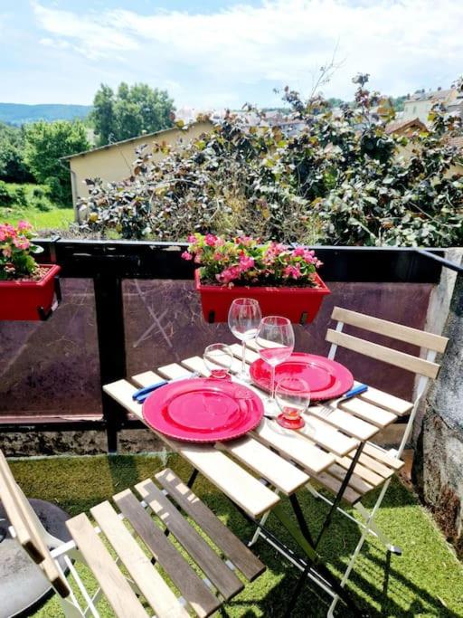 Balkón nebo terasa v ubytování Maisonnette du Foirail