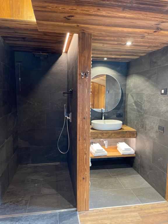 Kúpeľňa v ubytovaní Hotel Piccolo Tibet